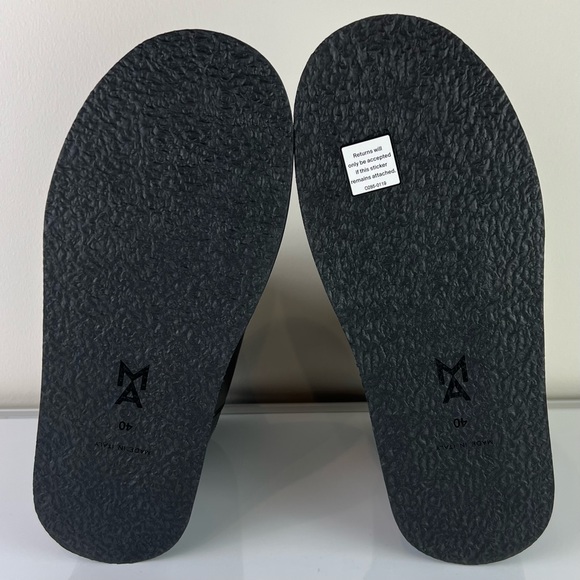 NEW AMINA MUADDI BLACK LEATHER BOOTS - Picture 14 of 16